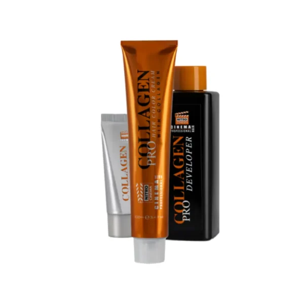 نيترو كندا سينما صبغة شعر دائمة بالكولاجين 4.5 ماروني - صورة 2