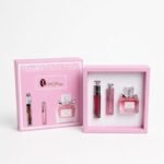 بريز كير طقم هدية فاخر عطر وملمع وزيت للشفاه - 3 قطع