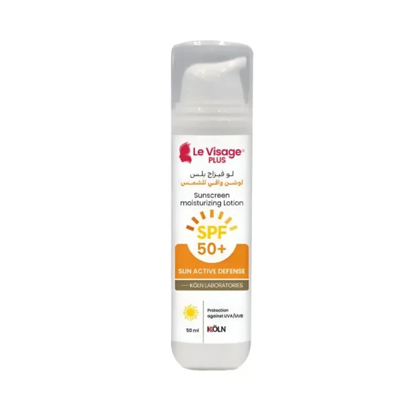 لوشن واقي شمس بحماية SPF 50+ من لو فيزاج بلس - 50مل - صورة 2
