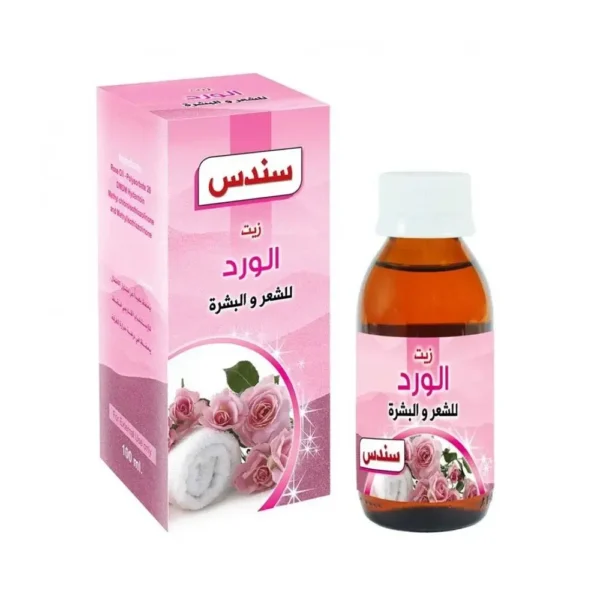 سندس زيت الورد للشعر والبشرة - 100 مل