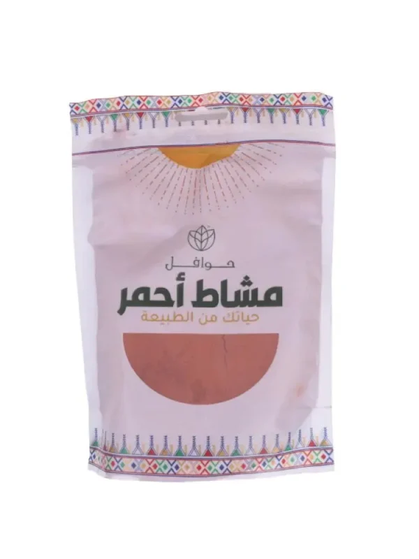مسحوق عشبة مشاط احمر للشعر طبيعي ونقي 100% من حوافل - 250جرام