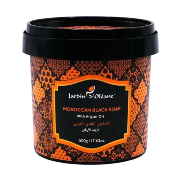 garden-oulien-soap-argan-500g صابون بلدي مغربي تقليدي بزيت الأرغان من جاردن أوليان - 500جم