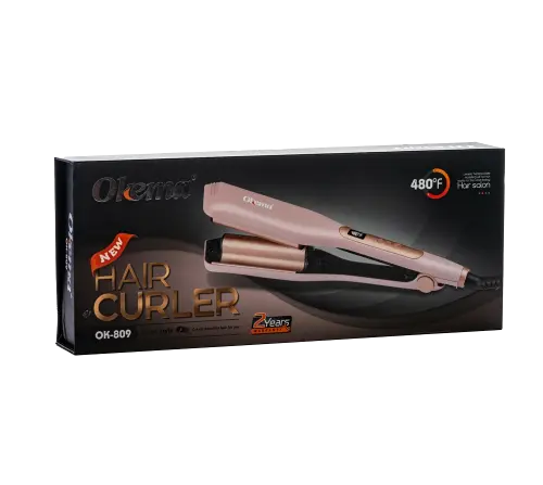 okima-professional-hair-crimper-ok-809 جهاز تكسير الشعر الاحترافي من اوكيما - موديل OK-809