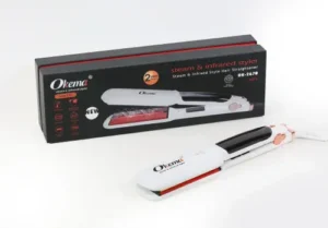مكواة ومملّس الشعر بالسيراميك والبخار من اوكيما - موديل OK-2670
